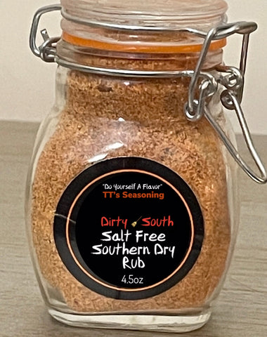 Dirty South Salt Free Southern Dry Rub