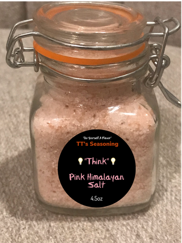 "THINK" Pink Himalayan Salt